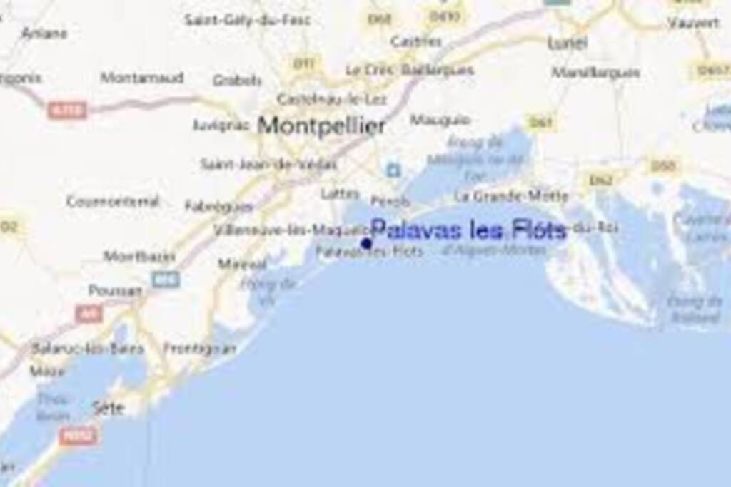 Palavas Les Flots 2 Bedrooms Air-Conditioned 100 Meters From The Beach ภายนอก รูปภาพ
